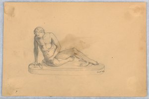Estudio de una Estatua, o Molde de Arnold William Brunner
