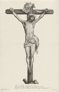 Cristo en la cruz de Arnold de Jode