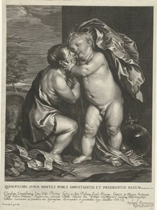 Niño Jesús y Juan el Bautista de Arnold de Jode