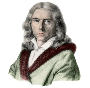 Retrato de Adelbert de Chamisso - Retrato de Adelbert von Chamisso (1781-1838), escritor alemán