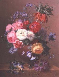 Naturaleza muerta de flores (pareja de 63508) de Arnoldus Bloemers