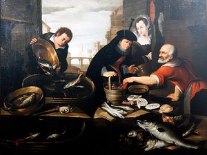 Puesto de venta de pescado de Arnout de Muyser