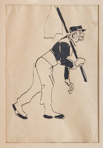 En principio (tinta china sobre papel) de Aroldo Bonzagni