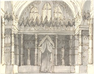 Interior de iglesia de Aron Wallick