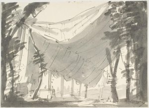 Tiendas en el paisaje de Aron Wallick