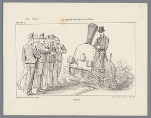Informe de la visita de Su Majestad el Rey Guillermo III a Rotterdam, del 28 al 31 de julio de 1851, tal como se anunció en el Rotterdamsche Courant del 29 y 31 de julio y el 1 de agosto de 1851 (título sobre el objeto) de Arrenberg and Van Reyn