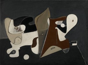 Nighttime, Enigma and Nostalgia, c.1933-34 (óleo sobre lienzo montado en panel)