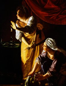 Judith y su criada de Artemisia Gentileschi