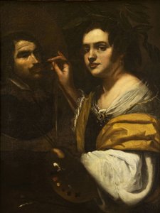 Autorretrato, 1637 de Artemisia Gentileschi