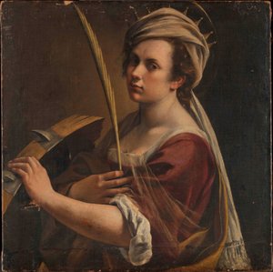 Autorretrato como Santa Catalina de Alejandría, ca. 1616