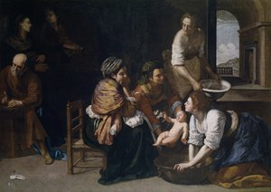 El nacimiento de San Juan Bautista de Artemisia Gentileschi