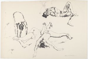 Hombres en Agonía de Arthur B. Davies