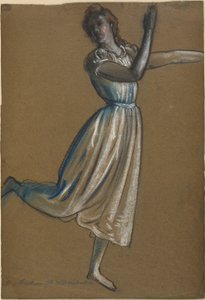 mujer bailando de Arthur B. Davies