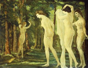 Nube de cambio de Arthur Bowen Davies