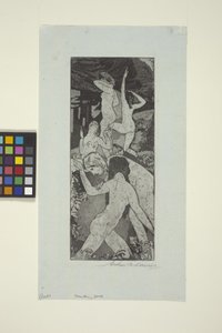 Fuente de la juventud (aguafuerte y aguatinta) de Arthur Bowen Davies