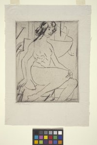 Iris (punta seca) de Arthur Bowen Davies