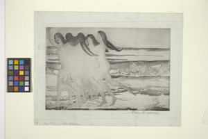 Doncellas del mar (aguafuerte y aguatinta)