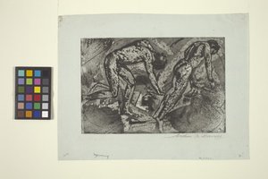 Sublevación (aguafuerte y aguatinta) de Arthur Bowen Davies