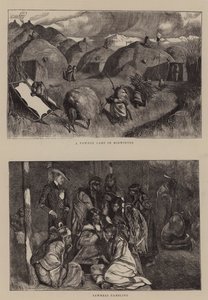 Un Campamento Pawnee en Pleno Invierno de Arthur Boyd Houghton