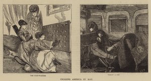 Cruzando América en tren de Arthur Boyd Houghton