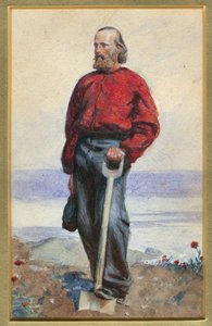 Giuseppe Garibaldi en la isla de Capri