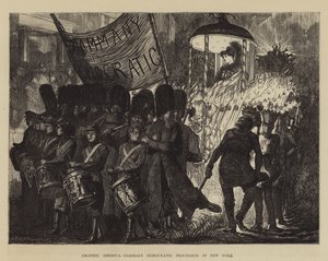 América Gráfica, Procesión Democrática de Tammany en Nueva York