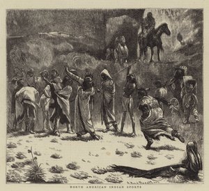 Deportes de los Indios de América del Norte de Arthur Boyd Houghton
