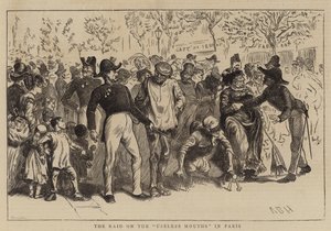 La redada en las bocas inútiles en París de Arthur Boyd Houghton