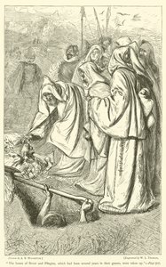Los huesos de Bucer y Phagius, que habían estado varios años en sus tumbas, fueron desenterrados de Arthur Boyd Houghton
