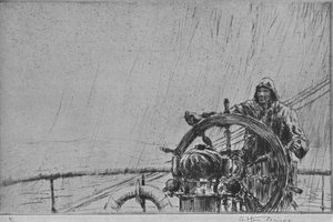 El timonel, 1925 de Arthur Briscoe