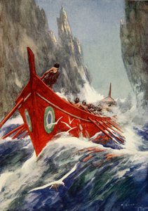 Jasón y los Argonautas, c.1925 (litografía en color)