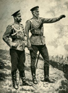 Los cambios en el mando ruso, septiembre de 1915. Primera Guerra Mundial, c1920 de Arthur C. Michael