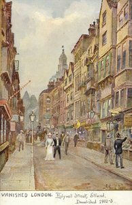 Londres desaparecido - Hollywell Street, Strand, demolido 1902-3 de Arthur Charles Payne