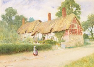 La cabaña de Ann Hathaway de Arthur Claude Strachan