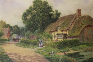 La llegada del carro de heno de Arthur Claude Strachan