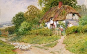 Vigilar a las ovejas de Arthur Claude Strachan