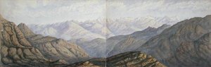 Atardecer en las Montañas de Arthur Cust