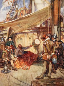 Tambor de Drake, ilustración de 