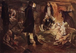 Nelson muriendo en la bodega del Victory de Arthur David McCormick