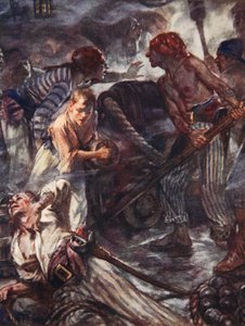 El Temeraire luchador, ilustración de 