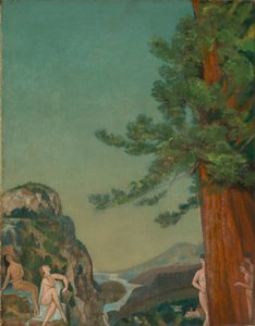 En los acantilados, ca. 1898 de Arthur Davies