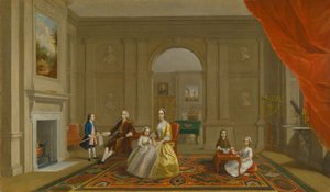 La familia John Bacon de Arthur Devis