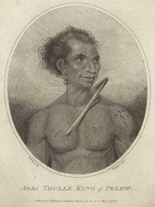 Retrato de Abba Thulle, Rey de Pelew