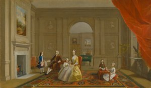 La familia John Bacon de Arthur Devis