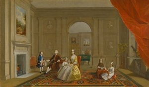 La familia John Bacon de Arthur Devis