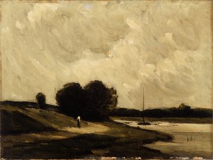 Cerca de Portchester (Óleo sobre lienzo)