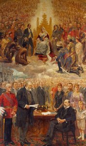 Una alegoría del Imperio Británico