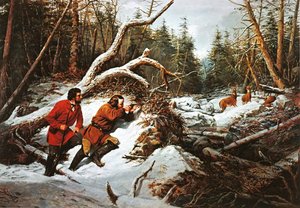 Primera nieve de Arthur Fitzwilliam (after) Tait