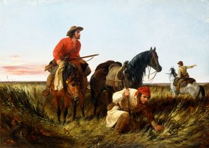 Tramperos siguiendo el rastro: en falta, 1851