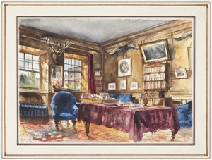 Habitación de Pynson Wilmot Bennitt, Trinity College, Oxford de Arthur Frederick Payne